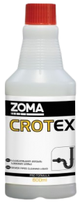 საკანალიზაციო მილების საწმენდი სითხე Zoma Crotex, 600 მლ.