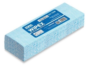 საწმენდი ტილო, მრავალჯერადი, Zoma Wipex, 33X42სმ. 25 ცალი, ლურჯი