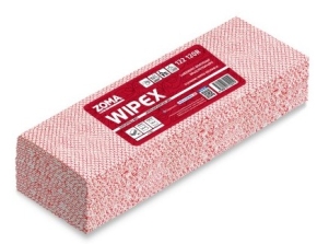 საწმენდი ტილო, მრავალჯერადი, Zoma Wipex, 33X42სმ. 25 ცალი, წითელი