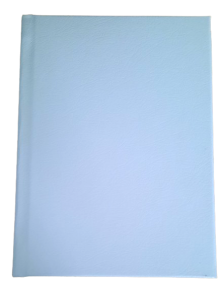 2024 Georgian-English language diary, dated, leather cover, white