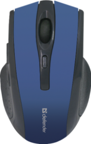 Wireless mouse Defender MM-665, blue
