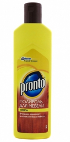 Furniture cleaning cream Pronto with lemon 300 ml.