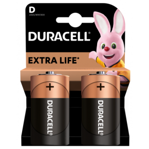 Battery Duracell D size LR20/MN1300 1.5V/B Alkaline, 2 pcs