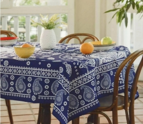 Tablecloth - kala, Blue, 210X140 cm. Cotton