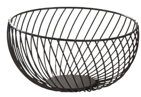 Fruit Basket, Metal, 25X15 cm.