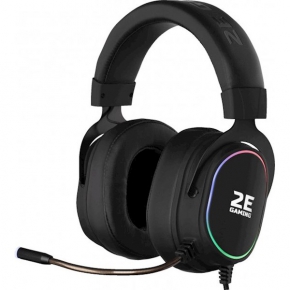 Headphone 2E GAMING Headset HG350 RGB, with microphone, black