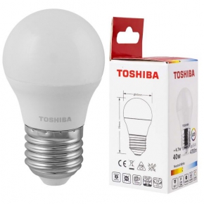 LED ნათურა Toshiba 4.7W G45/E27/4000K, თეთრი ნათება