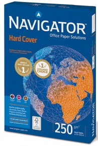 Paper A4 Navigator Hard Cover, for color printing, 250g. 125 sheets