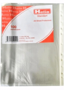 Sheet protector A4 Helio 30 microns - 100 pcs.
