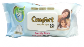 საბავშვო სველი ხელსახოცი Bii Comfort, 120 ცალი