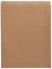 Paper bag 27X27 cm. 100 pieces, brown