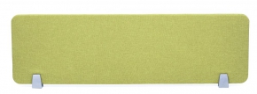Double Desk Divider with Holders 30X100 cm. Sound Absorb Felt with Fabric (9+9 mm.) Khaki