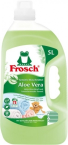 ქსოვილის სარეცხი სითხე Frosch Aloe Vera ფერადი, 5ლ.