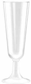 Disposable champagne glass 150 ml. 6 pc.