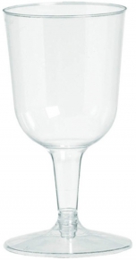Disposable wine glass 125 ml. 6 pc.