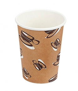 Cardboard cup 50 pcs. 236 ml. (8 oz) thick cardboard