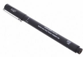 Pen liner Uni Pin Fine Line 0.3 mm. black