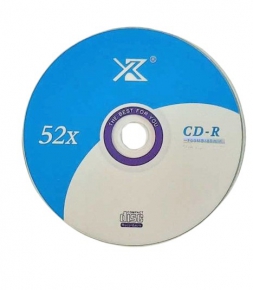 CD-R 52X 700MB, 80 min, single sided
