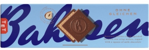 ვაფლი შოკოლადით და თხილის პრალინის კრემით Bahlsen, 125 გრ.