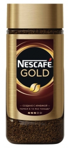ხსნადი ყავა NESCAFE GOLD არაბიკით, 190 გრამი
