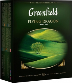 Green tea with Greenfield Flying Dragon envelope 100 pcs.