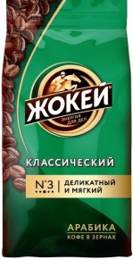 Coffee beans Jockey Classic, 900 grams