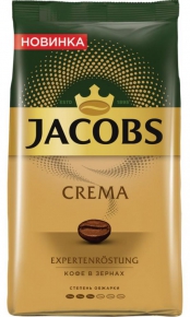 Jacobs Crema coffee beans, 1 kg.