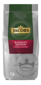 Coffee beans Jacobs Banquet Medium Crema Beans, 1 kg.