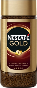 ხსნადი ყავა NESCAFE GOLD არაბიკით, 95 გრამი