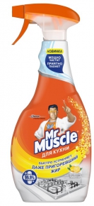 Kitchen cleaning spray Mr. Muscle, Lemon, 500 ml.