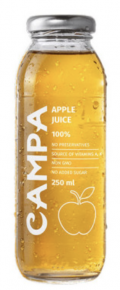 100% Apple Juice Kampa 250ml.