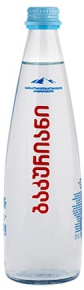Bakuriani mineral water 0.5 l. 12 units in a glass bottle.