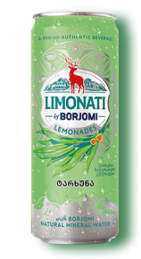 Lemonades Borjomi Tarragon, Can, 330ml. 12pcs.