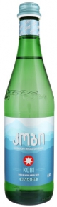 Mineral water Kobi, glass bottle, carbonated, 0.5 L. 12 pieces