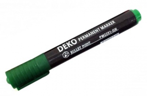Permanent marker Deko, green