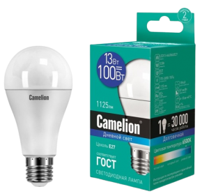 LED ნათურა Camelion 13W, A60/865/E27, დღის ნათება