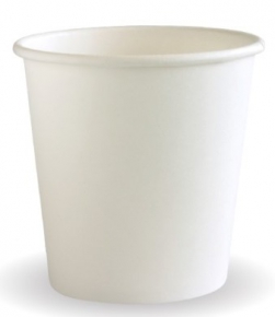 Cardboard cup 100 pcs. 118 ml. (4 oz), thick cardboard, white