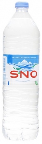 Mineral water Sno, plastic bottle, 1.5 L. 6 pieces