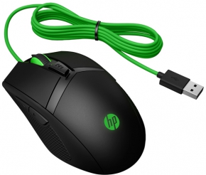 Optical mouse HP 300 PAV Gaming GRNCable