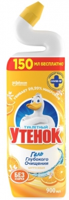 Toilet cleaning gel, Duck, citrus, 900 ml.