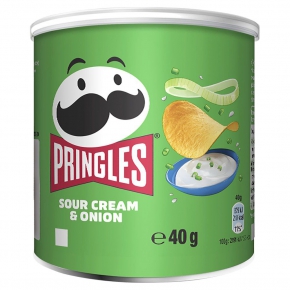 Potato Chips Pringles Sour Cream & Onion, 40g.