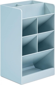 პლასტმასის ორგანაიზერი Deli 8939, 8 განყოფილებით, ცისფერი