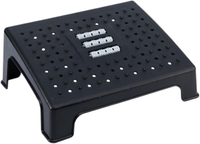 Slanted footrest with massager, 36X28X14 cm.