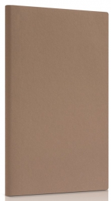 Notebook A5 Deli 22263, single line, brown