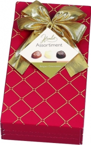 Assorted Belgian chocolate Hamlet in a burgundy gift box