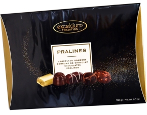 შოკოლადის ასორტი Excelcium Pralines, 180გრ.