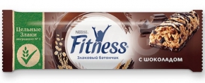 მარცვლეულის ბატონი Fitness შოკოლადით, 23.5გ