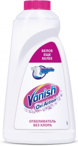 თეთრი ქსოვილიდან ლაქის ამომყვანი სითხე Vanish Oxi Action, 1ლ.