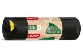 Garbage bag with fastening Paclan eco line 70l. 15 pcs.