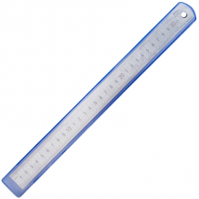 Metal ruler Deli 30 cm.